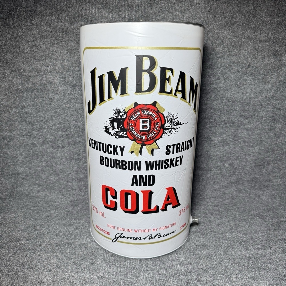 Jim Beam Kentucky Straight Whiskey Inflatable Hangable Cola Lemon-Lime VTG